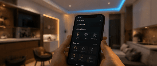 ARQUON Smart Homes application card