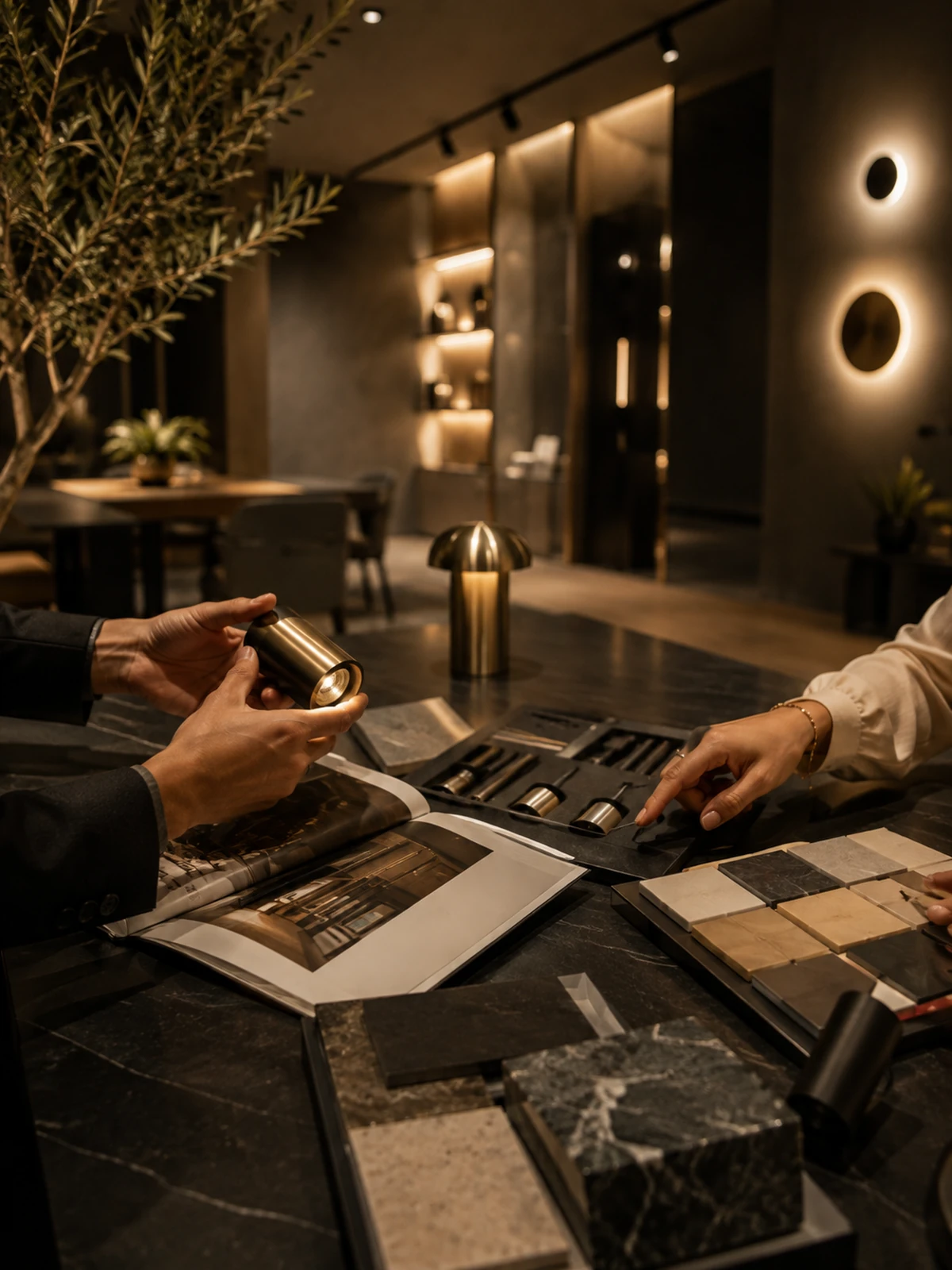 ARQUON indoor lighting consultation setting