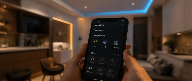 ARQUON Smart Homes application card